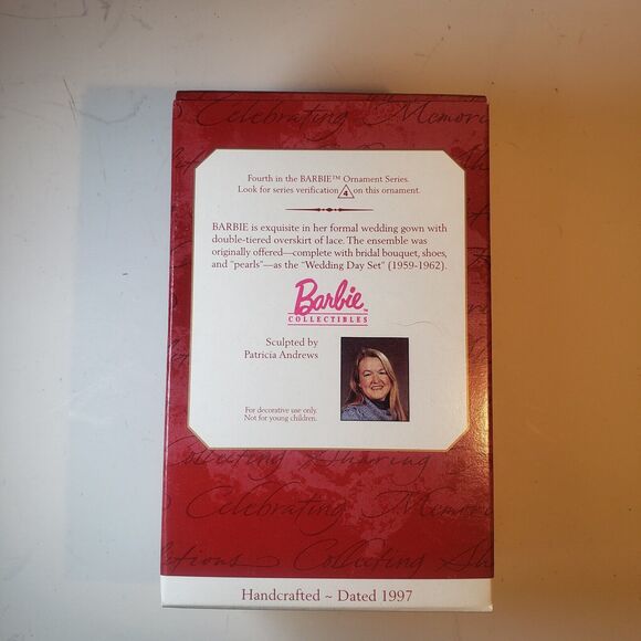 Hallmark Keepsake Ornament Wedding Day Barbie 1997 - Picture 3 of 6